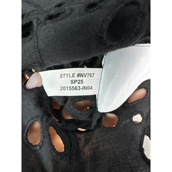 Madewell NWT Women’s Embroidered Shirred Henley Top Size XS - Picture 6 of 6